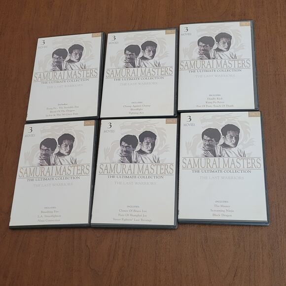 Samurai Masters: The Ultimate Collection (DVD, 6-Disc Set) - Picture 2 of 13